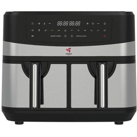 تصویر سرخ کن بدون روغن مباشی مدل ME-AF997  لیتری مدل ظرفیت ۹ لیتری Mebashi ME-AF997 Air Fryer 9L