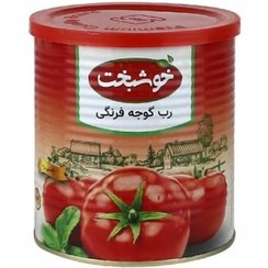 تصویر رب گوجه‌فرنگی خوشبخت 800 گرم - 12 عدد (قیمت هر عدد 85,000 ت) 