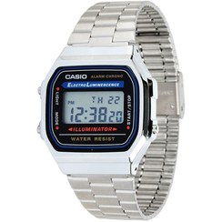 تصویر ساعت دیجیتال کاسیو مدل A168WA-1W اصل Casio A168WA-1W Digital Watch original