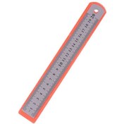 تصویر خط کش فلزی 20 سانتی متری 20 cm metal ruler