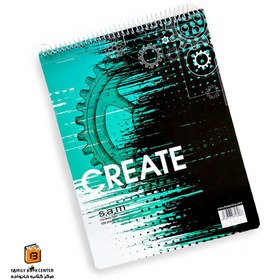 تصویر دفتر شطرنجی طرح creative سم (s.a.m) 