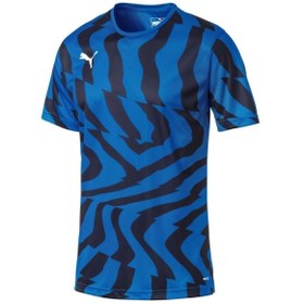 تصویر تیشرت ورزشی مردانه آبی برند puma 