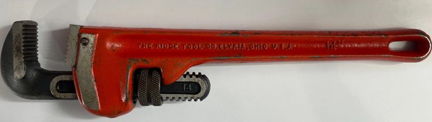 تصویر آچار لوله گیر 14 اینچ ریجید اصل RIDGID ساخت آمریکا کالا نو می باشد RIDGID 14"