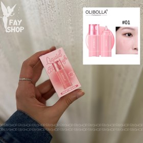 تصویر رژ گونه مایع دکمه‌ای جدید - #۳ OLIBOLLA | Liquid Button Blush