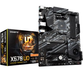 تصویر مادربورد گیگابایت مدل X570 UD برای پلتفرم AMD با سوکت AM4 