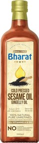 تصویر روغن کنجد Bharat (Gingelly) پرس سرد 1 لیتری - ارسال 20 روز کاری ا Bharat Sesame Oil (Gingelly) Cold Pressed 1 Litre Bharat Sesame Oil (Gingelly) Cold Pressed 1 Litre
