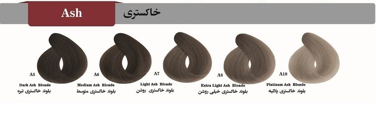 تصویر رنگ موی وینا سری خاکستری 