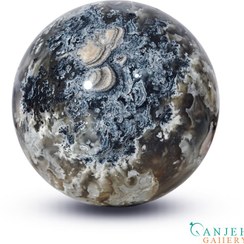 تصویر گوی سنگی عقیق شجر بهاری کد N2072 