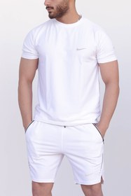 تصویر ست تیشرت آستین کوتاه و شلوارک جودون 