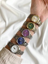 تصویر ساعت زنانه صفحه رنگی مدل کاسیو کد 1884 - سبز Casio