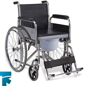 تصویر ویلچر ارتوپدی حمامی لگن دار 681 جی تی اس ا JTS Orthopedic wheelchair with pelvic bath model 681 JTS Orthopedic wheelchair with pelvic bath model 681