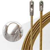 تصویر فنر سیم کشی ۱۰ متری استیل سرغلطکی گلدن 