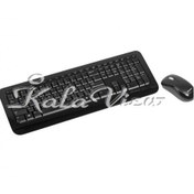 تصویر کیبورد کامپیوتر مایکروسافت Desktop 800 Wireless Keyboard and Mouse 