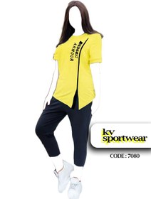 تصویر ست تیشرت شلوارک زنانه Nike کد 008 Nike womens sports shorts t shirt set code 008