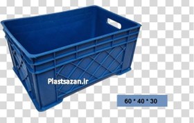 تصویر جعبه صنعتی پلاستیکی 830 plastic box