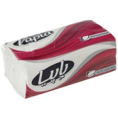 تصویر دستمال کاغذی 250 برگ پاپیا مدل سافت مجموعه 2 عددی 