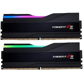 تصویر رم دسکتاپ جی اسکیل RAM G.Skill Trident DDR5 32GB 7200MHz CL34 Z5 RGB Dual 