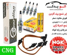 تصویر پک ویژه افزایش شتاب و قدرت 405, پارس, سمند, اریسان 1.8 cng - با شمع انجیکا دو پلاتین / و وایر شمع تقویتی 