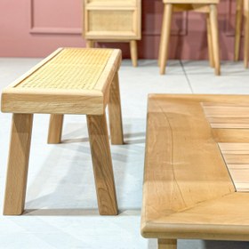 تصویر نیمکت حصیری آشیل 