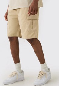 تصویر شلوارک کتان کمر کش 