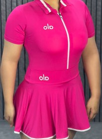 تصویر ست‌بادی‌دامن - صورتی 