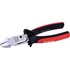 تصویر سیم چین صنعتی پیانو توسن مدل T5011-210LX TOSAN T5011-210LX PIANO HEAVY DUTY DIAGONAL CUTTER PLIERS