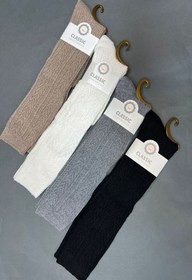 تصویر جوراب زیر زانو زنانه وارداتی 