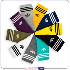 تصویر جوراب ساقدار کشدار ادیداس سه خط در رنگبندی متفاوت adidas socks 