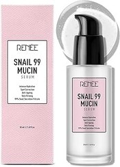 تصویر RENEE Snail 99 Mucin Serum for Face - Contains 99% Snail Secretion Filtrate &amp; Hyaluronic Acid - Intense Hydration, Blemishes, Wrinkles &amp; Spot Correction, Anti Ageing, Skin Firming - All Skin Types 