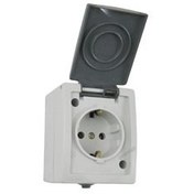 تصویر پریز بارانی بهداد الکتریک ارت دار مدل ANIL06 