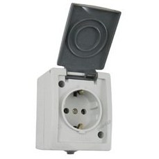 تصویر پریز بارانی بهداد الکتریک ارت دار مدل ANIL06 