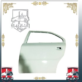 تصویر درب عقب سمند سفید 