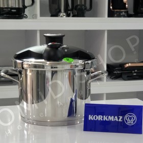 تصویر زودپز کرکماز مدل فلورا کد A159 ا Korkamaz Flora pressure cooker A159 