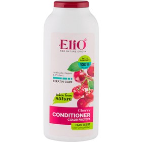 تصویر نرم کننده مو رنگ شده گیلاس حجم 400 میلی لیتر اِلیو Elio Cherry Color Protect Conditioner 400 ml