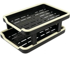 تصویر کازیه ۲طبقه پلاستیک 