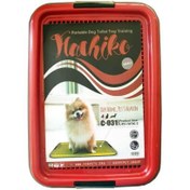 تصویر توالت مسطح سگ، مدل هاچیکو، سایز کوچک، هپی پت 