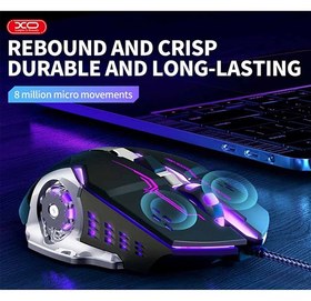 تصویر ماوس سیمی گیمینگ ایکس او مدل M10 