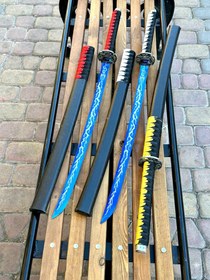 تصویر شمشیر سامورایی مدل رعد سایز ۱۰۰ سانت هولوگرامی 