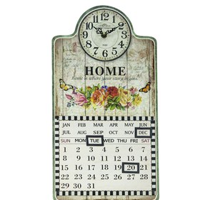 تصویر ساعت دیواری تقویم دار 