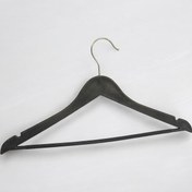 تصویر چوب لباسی طرح چوب مشکی ۶ عدد 