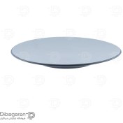 تصویر بشقاب گرد ملامین ساور کد 25087 (مشکی/قهوه‌ای) 