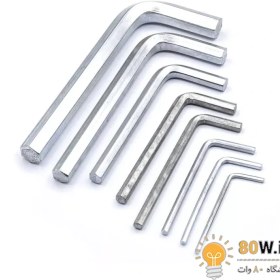 تصویر ست آچار آلن 8 تایی SUPER TOOLS 