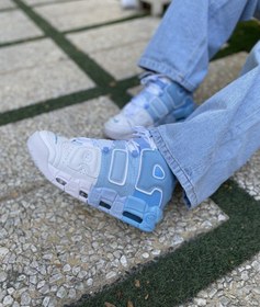 تصویر کتونی نایک air uptempo ساخت کشور ویتنام ست جذاب زنانه و مردانه Nice air uptempo