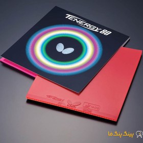تصویر رویه راکت تینرژی 80 Butterfly Table Tennis Rubber Model Tenergy 80
