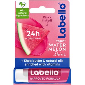 تصویر آبمیوه‌ای طعم هندوانه 5.5 میلی‌لیتر برند labello Fruity Watermelon Shine 5.5ml