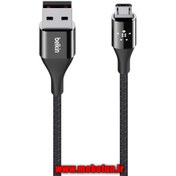 تصویر کابل USB به microUSB بلکین مدل دوراتک F2CU051bt04 طول 1.2 متر 