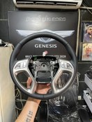 تصویر غربیلک فرمان هیوندای توسان ۲۰۱۵ نو رنگ مشکی Steering wheel