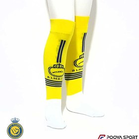 تصویر جوراب فوتبال ساق بلند حوله ای پسرانه 5 تا 12 سال النصر 