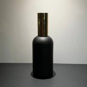 تصویر شیشه ۱۰۰ میل مشکی با غلیظ پاش 