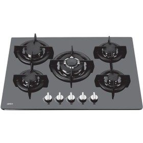 تصویر اجاق گاز صفحه ای شیشه ای لتو مدل PG-7D Leto gas stove model PG-7D